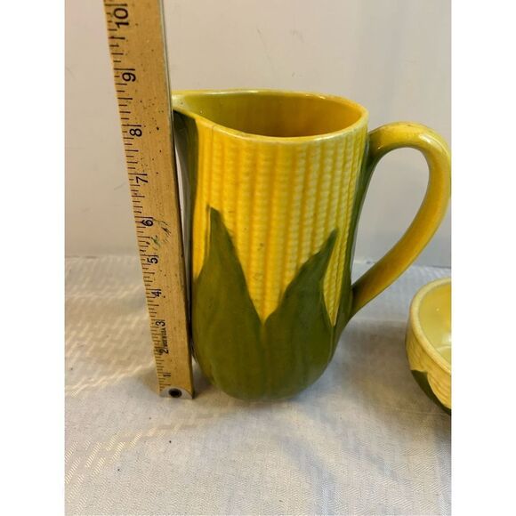 Shawnee Corn King water pitcher #71 and bowl #5 lot - Picture 5 of 10